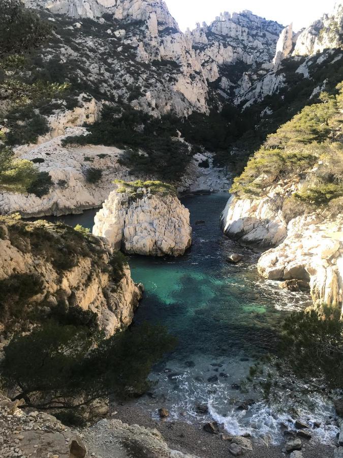Le Sept Charmant Studio Aux Portes Des Calanques Cassis Bagian luar foto