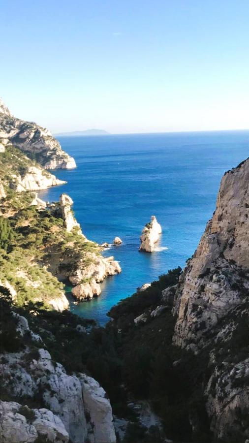 Le Sept Charmant Studio Aux Portes Des Calanques Cassis Bagian luar foto