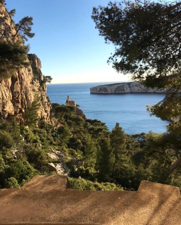 Le Sept Charmant Studio Aux Portes Des Calanques Cassis Bagian luar foto